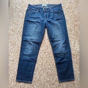 Paige Kylie Crop Women's Denim Jeans Dark Wash Size 29